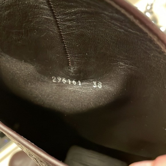 GUCCI GUCCISSIMA LeatherMAUD BACK ZIP RIDING BOOTS - Picture 15 of 15